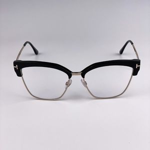 TOM FORD TF5547-B 001 Eyeglasses Black Cat Eye Women